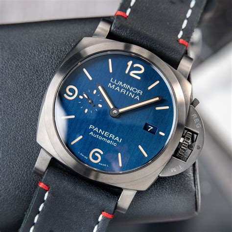 panerai pam 01104|panerai luminor marina blue dial.